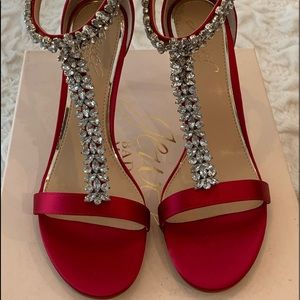 1 Pair of Jewel Badgley Mischka heels, Beautiful!!